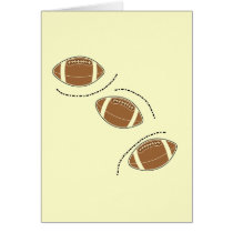Football in Action T-shirts and Gifts Greeting Cards