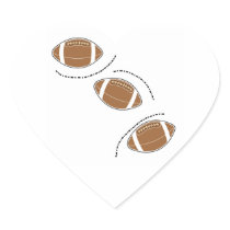 Football in Action T-shirts and Gifts Sticker