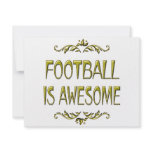 Football is Awesome Custom Announcements