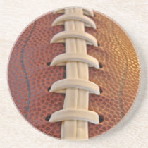 Football Laces Live Beverage Coaster