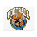 Football Logo postcards