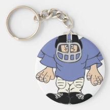 football man keychain