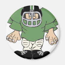 football man refrigerator magnet