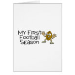 Football My First Football Season Greeting Cards