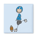 Football  Player Blue T-shirts and Gifts