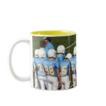 Football players mug