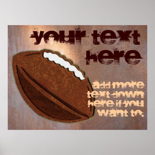 Football Poster