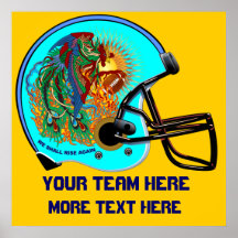 Football Poster "Rise Again!" Think you can?