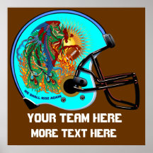 Football Poster "Rise Again!" Think you can?