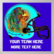 Football Poster "Rise Again!" Think you can?