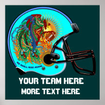 Football Poster "Rise Again!" Think you can?