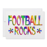 FOOTBALL ROCKS PERSONALIZED INVITE