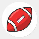 Football Round Stickers