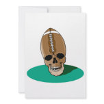 football skull head invitations