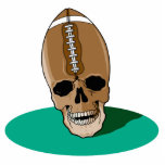 football skull head photo sculptures
