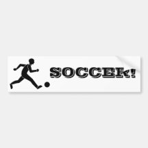 Football / soccer bumper stickers