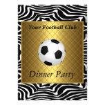 Football Soccer Dinner party Invite