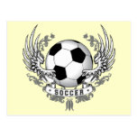 Football Soccer Wings Postcard