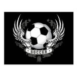 Football Soccer Wings Postcard