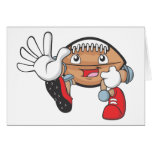 Football Stop Referee Blow Whistle Shirt cards
