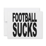 Football Sucks Personalized Invites