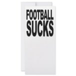 Football Sucks rack cards