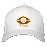 Football Template Hat - Custom Team Name & Numbe embroidered hats