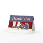 Football Thank You Card Template
