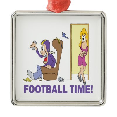 Football Time Ornaments