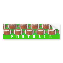 FOOTBALLS BUMPER STICKERS