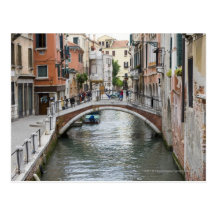 Footbridge in Venice Postcards