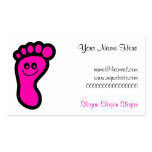 Footprint Icon Business Card