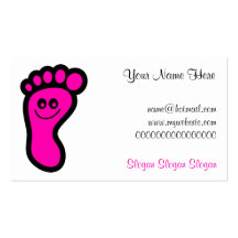 Footprint Icon Business Card