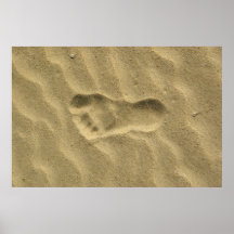 footprint in the sand