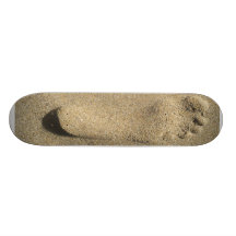 Footprint in the Sand Skateboard