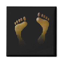 Footprint Kühlschrankmagnet