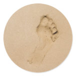 Footprint on the Beach stickers