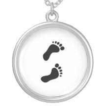 Footprints Custom Necklace