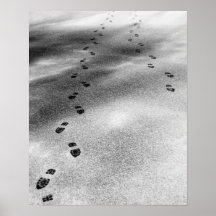 Footprints in Snow