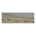 Footprints in the sand Bookmark Business Cards
