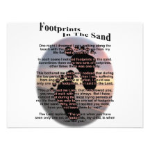 Footprints in the Sand Invitations