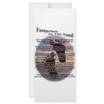 Footprints in the Sand rack cards