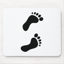 Footprints Mouse Mats