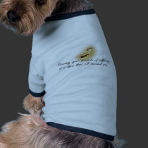 Footprints-poem pet clothing