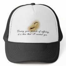 Footprints-poem Mesh Hats