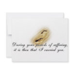Footprints-poem invitations