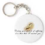 Footprints-poem keychains