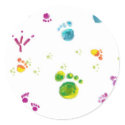 footprints stickers