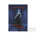 For a Goth cousin,A Vampire Birthday card