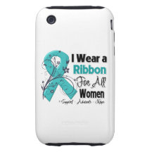 For All Women - Ovarian Cancer Awareness iPhone 3 Tough Cover